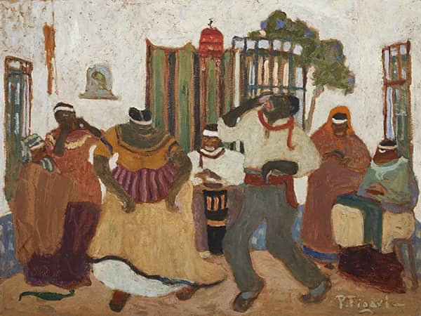 Nostalgias Africanas by Pedro Figari | Oil Painting Reproduction
