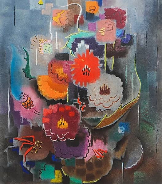 Abstract Floral Composition 1943 | Oil Painting Reproduction