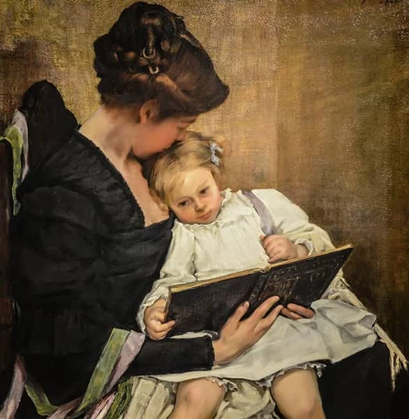 The End of The Day by William Sargeant Kendall | Oil Painting Reproduction