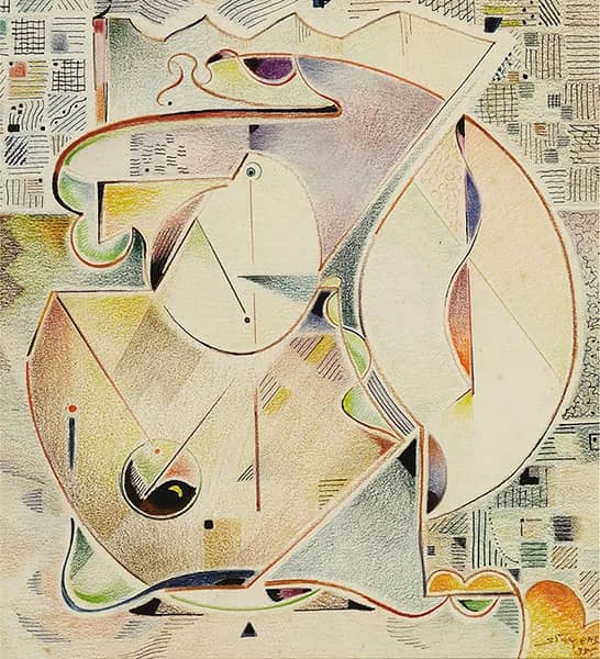 Composition 1938 by Will Henry Stevens | Oil Painting Reproduction