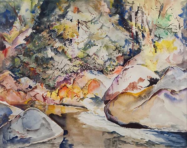 A River in the Smokies by Will Henry Stevens | Oil Painting Reproduction