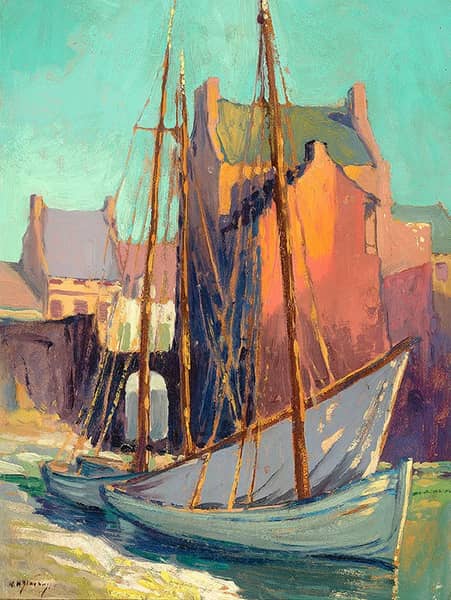 On the Old Basin by Will Henry Stevens | Oil Painting Reproduction