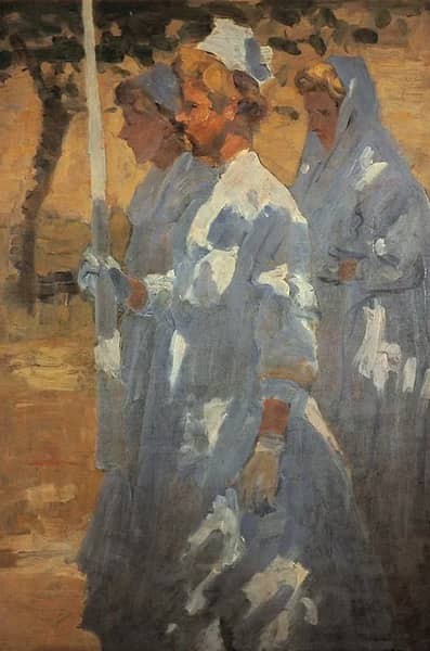 Corpus Christi Procession 1908 | Oil Painting Reproduction