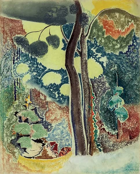 Untitled Abstract Forest by Will Henry Stevens | Oil Painting Reproduction