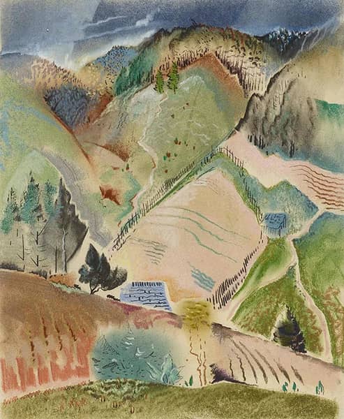 Untitled Landscape c1940 by Will Henry Stevens | Oil Painting Reproduction