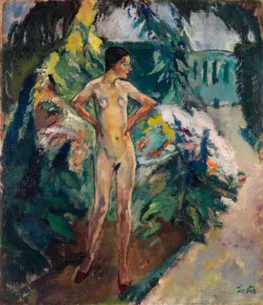 A Gray Day 1926 by Leo Putz | Oil Painting Reproduction