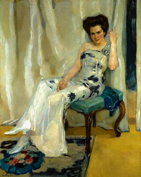 Cara Sophia Kohler by Leo Putz | Oil Painting Reproduction