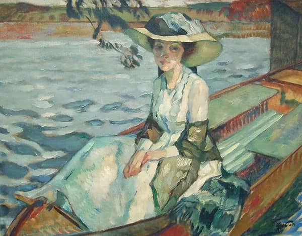 Evening Dreams by Leo Putz | Oil Painting Reproduction