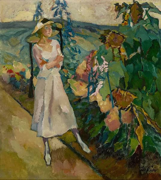 Garden 1920 by Leo Putz | Oil Painting Reproduction