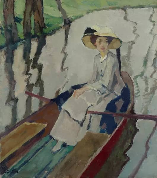 Gray Autumn Day 1909 by Leo Putz | Oil Painting Reproduction