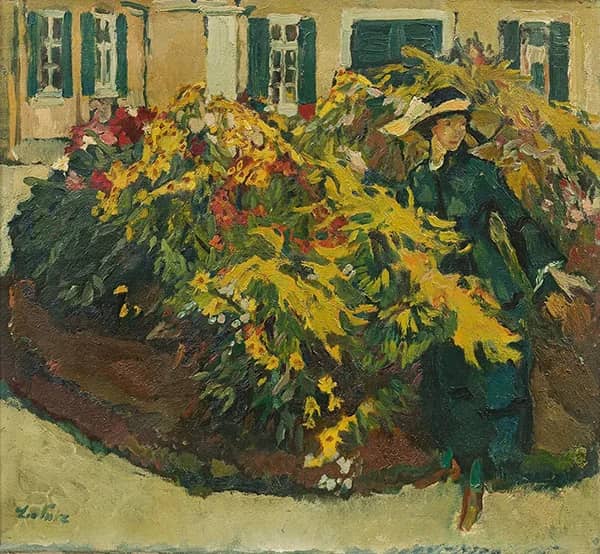In the Garden c1925 by Leo Putz | Oil Painting Reproduction