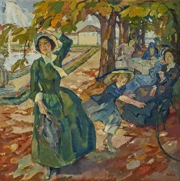In The Schleissheim by Leo Putz | Oil Painting Reproduction