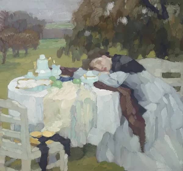 Late Autumn by Leo Putz | Oil Painting Reproduction