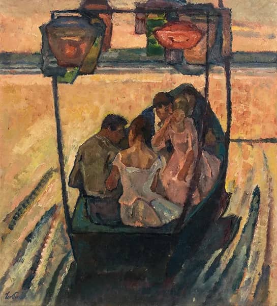 Sonnwend 1924 by Leo Putz | Oil Painting Reproduction