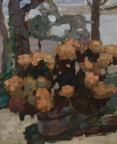 Still Life of Roses c1901 by Leo Putz | Oil Painting Reproduction