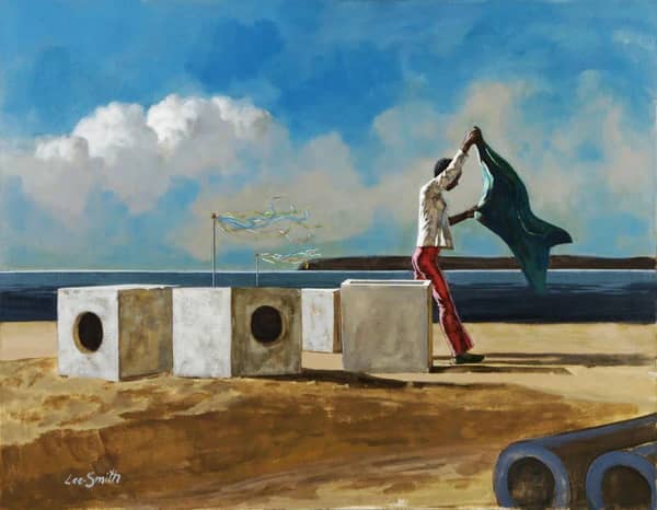 Apres Midi by Hughie Lee-Smith | Oil Painting Reproduction