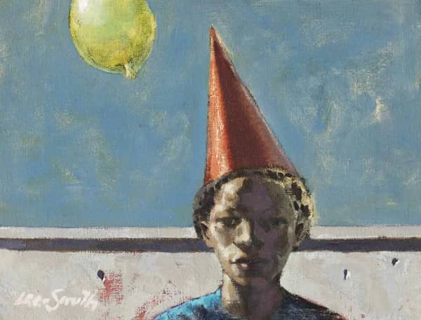 Circus Boy ca1987 by Hughie Lee-Smith | Oil Painting Reproduction