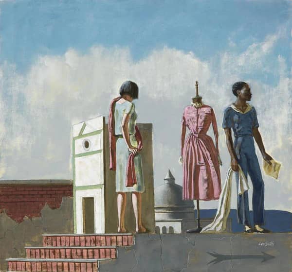 End of Act One 1987 by Hughie Lee-Smith | Oil Painting Reproduction