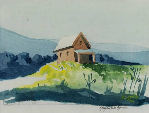 Farmhouse 1935 by Hughie Lee-Smith | Oil Painting Reproduction