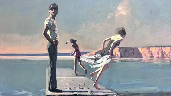 Outing c1970 by Hughie Lee-Smith | Oil Painting Reproduction