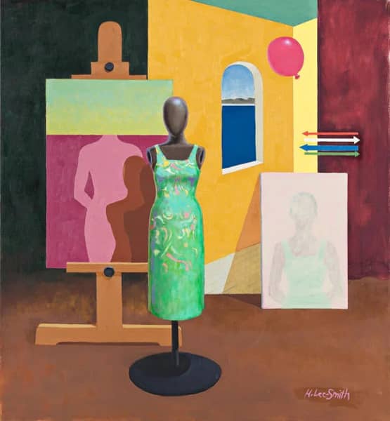 Quandary 1997 by Hughie Lee-Smith | Oil Painting Reproduction