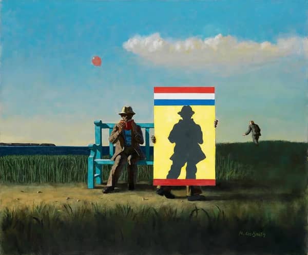 Silhouette 1995 by Hughie Lee-Smith | Oil Painting Reproduction