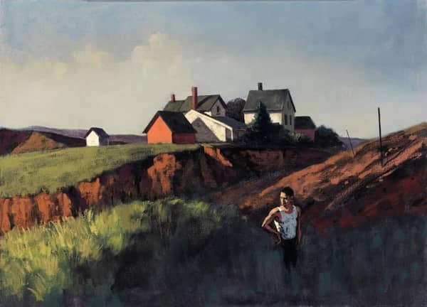 The Stranger ca1957-1958 by Hughie Lee-Smith | Oil Painting Reproduction