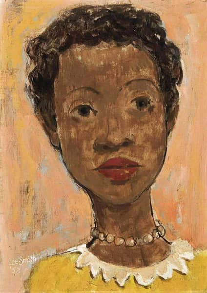 Untitled Head of a Girl 1952 | Oil Painting Reproduction