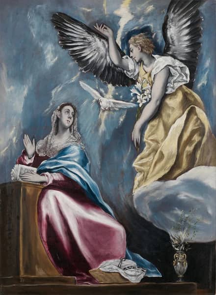Annunciation 2 by El Greco | Oil Painting Reproduction