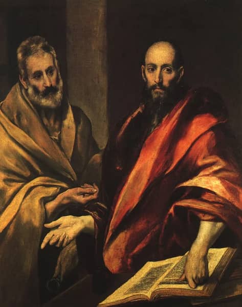Apostles Peter and Paul by El Greco | Oil Painting Reproduction