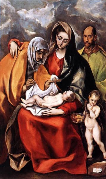 Holy Family 1 by El Greco | Oil Painting Reproduction
