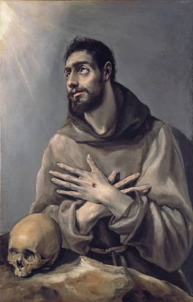 Saint Francis in Ecstasy by El Greco | Oil Painting Reproduction