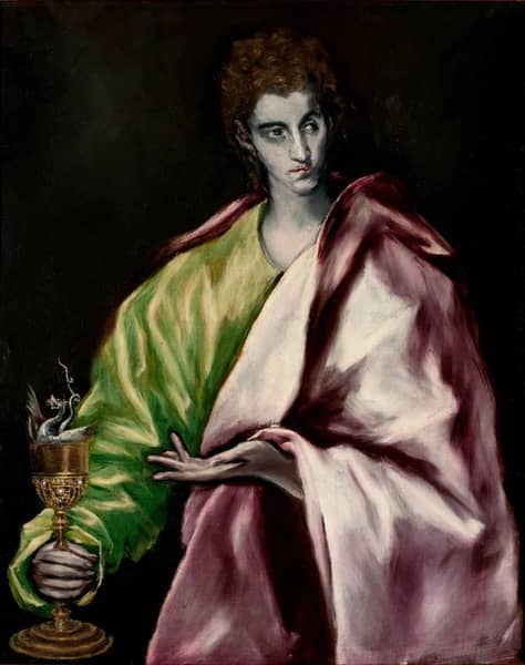 San Juan Evangelista by El Greco | Oil Painting Reproduction