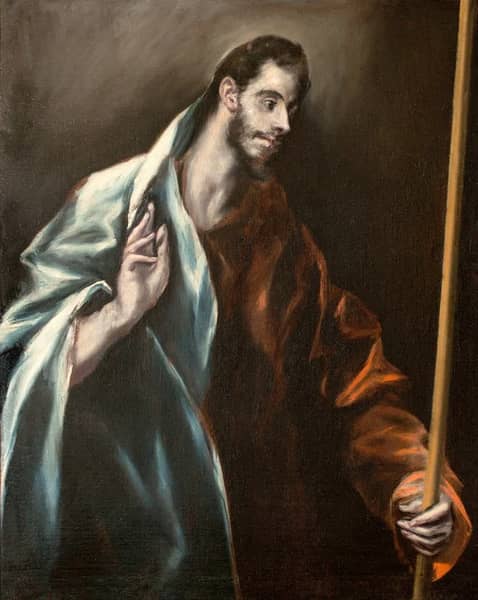 Santo Tomas Apostol by El Greco | Oil Painting Reproduction