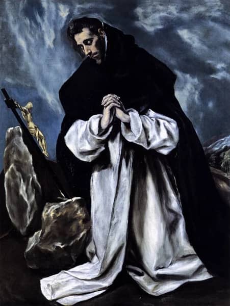 St. Dominic Praying by El Greco | Oil Painting Reproduction
