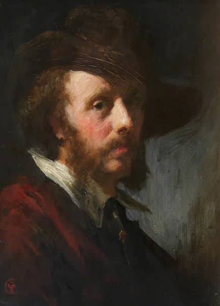 Self Portrait 2 by George Paul Chalmers | Oil Painting Reproduction