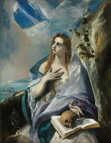 The Penitent Mary Magdalene by El Greco | Oil Painting Reproduction