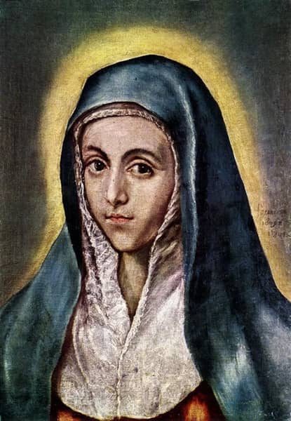 The Virgin Mary by El Greco | Oil Painting Reproduction