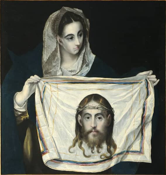 Veronica with the Holy Face by El Greco | Oil Painting Reproduction