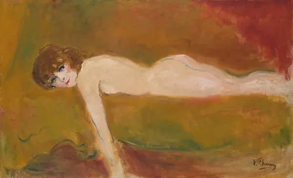 Colette Nude 1921 by Emilie Charmy | Oil Painting Reproduction