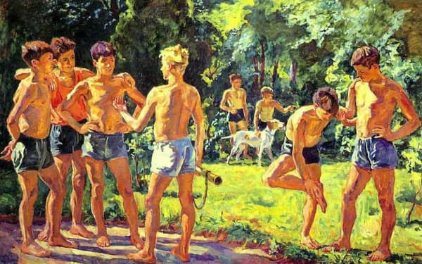 At Summer 1939 by Pyotr Konchalovsky | Oil Painting Reproduction