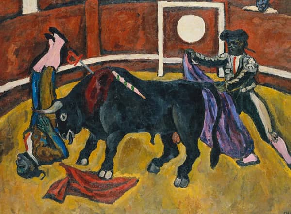 Bullfight 1910 by Pyotr Konchalovsky | Oil Painting Reproduction