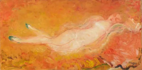 Nude with Green Slippers by Emilie Charmy | Oil Painting Reproduction