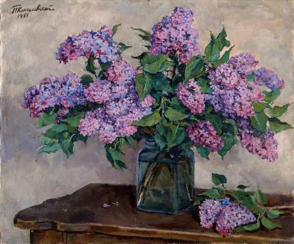 Lilac 1951 by Pyotr Konchalovsky | Oil Painting Reproduction