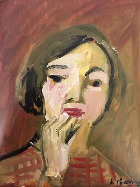 Self Portrait 1910 by Emilie Charmy | Oil Painting Reproduction