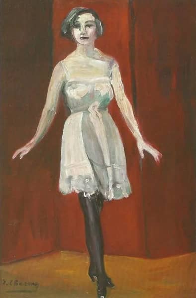 Self Portrait Undressed c1915 by Emilie Charmy | Oil Painting Reproduction