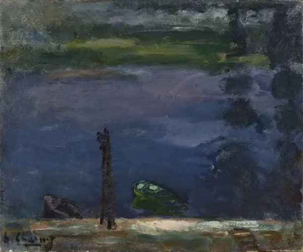 View of the Seine at Ablon by Emilie Charmy | Oil Painting Reproduction