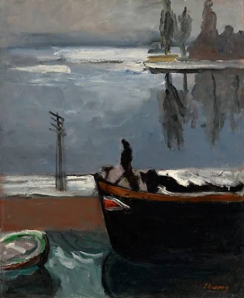 View of the Seine at Ablon 1926 | Oil Painting Reproduction