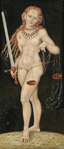 Justice by Lucas Cranach the Elder | Oil Painting Reproduction