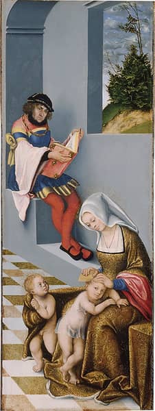 Mary Salome and Zebedaeus with their Sons | Oil Painting Reproduction